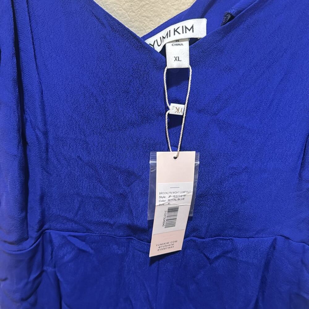 Yumi Kim Brooklyn Night Jumpsuit - Royal Blue Size XL - Picture 6 of 7